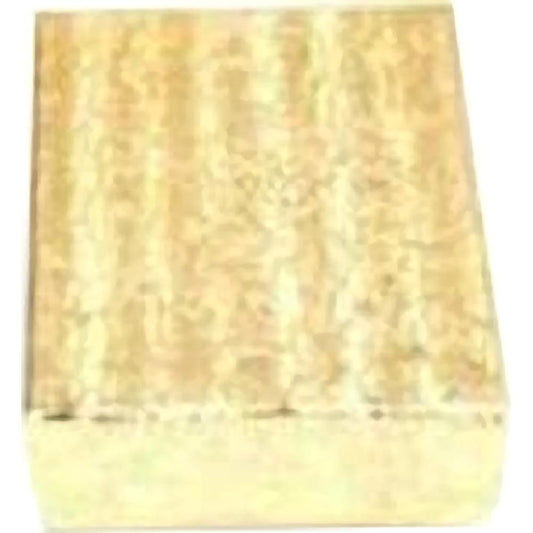 Cotton Filled Jewelry Gift Box Gold Color 2" (Only 1 Box)