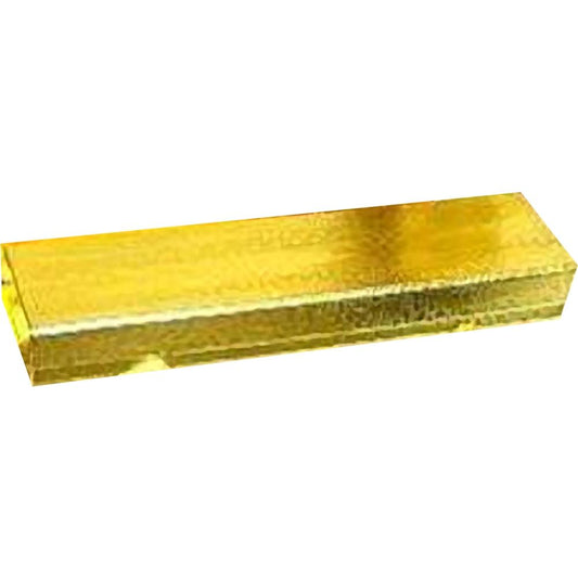 Cotton Filled Jewelry Gift Box Gold Color 8"  (Only 1 Box)
