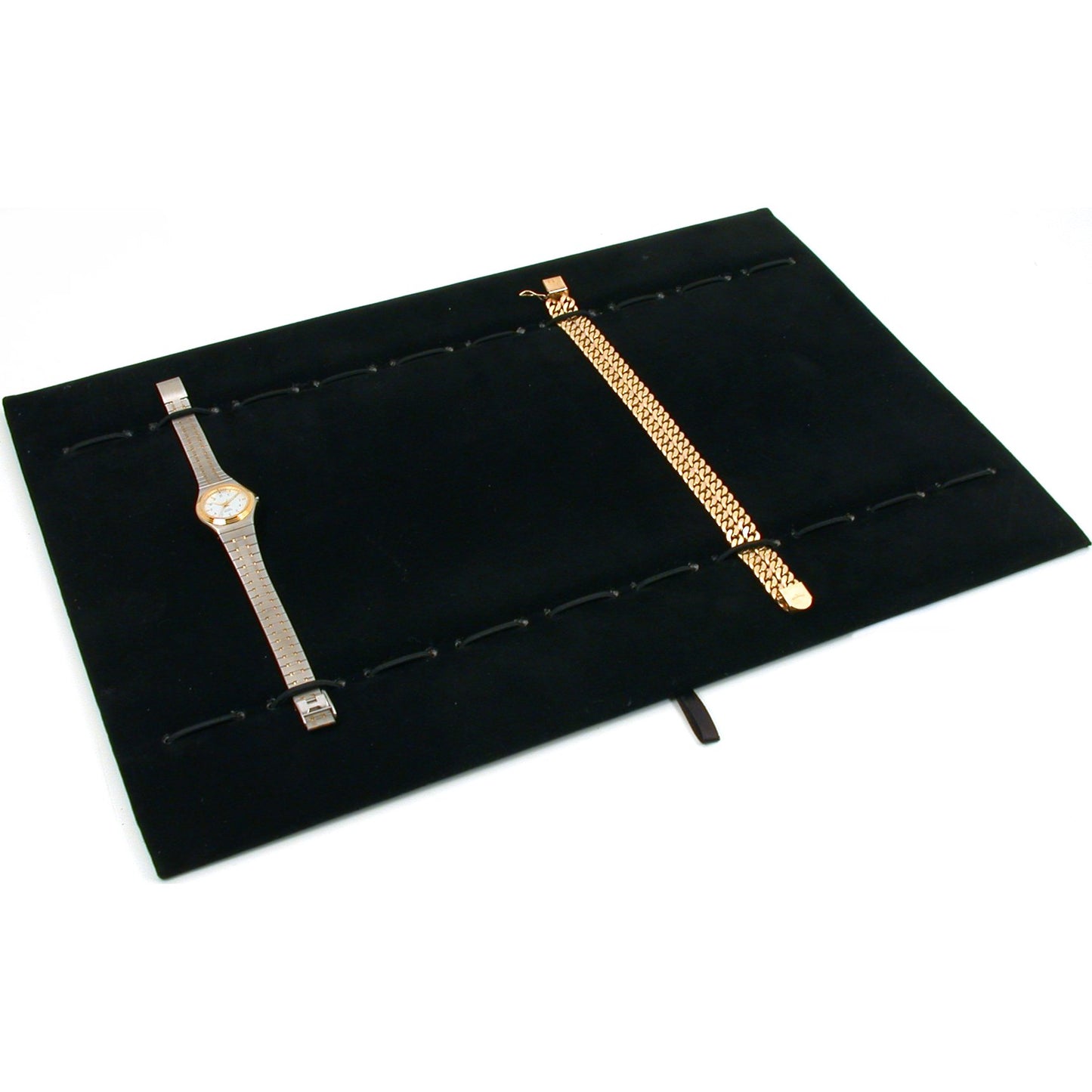 Bracelet & Watch Display Tray Insert White Faux Leather