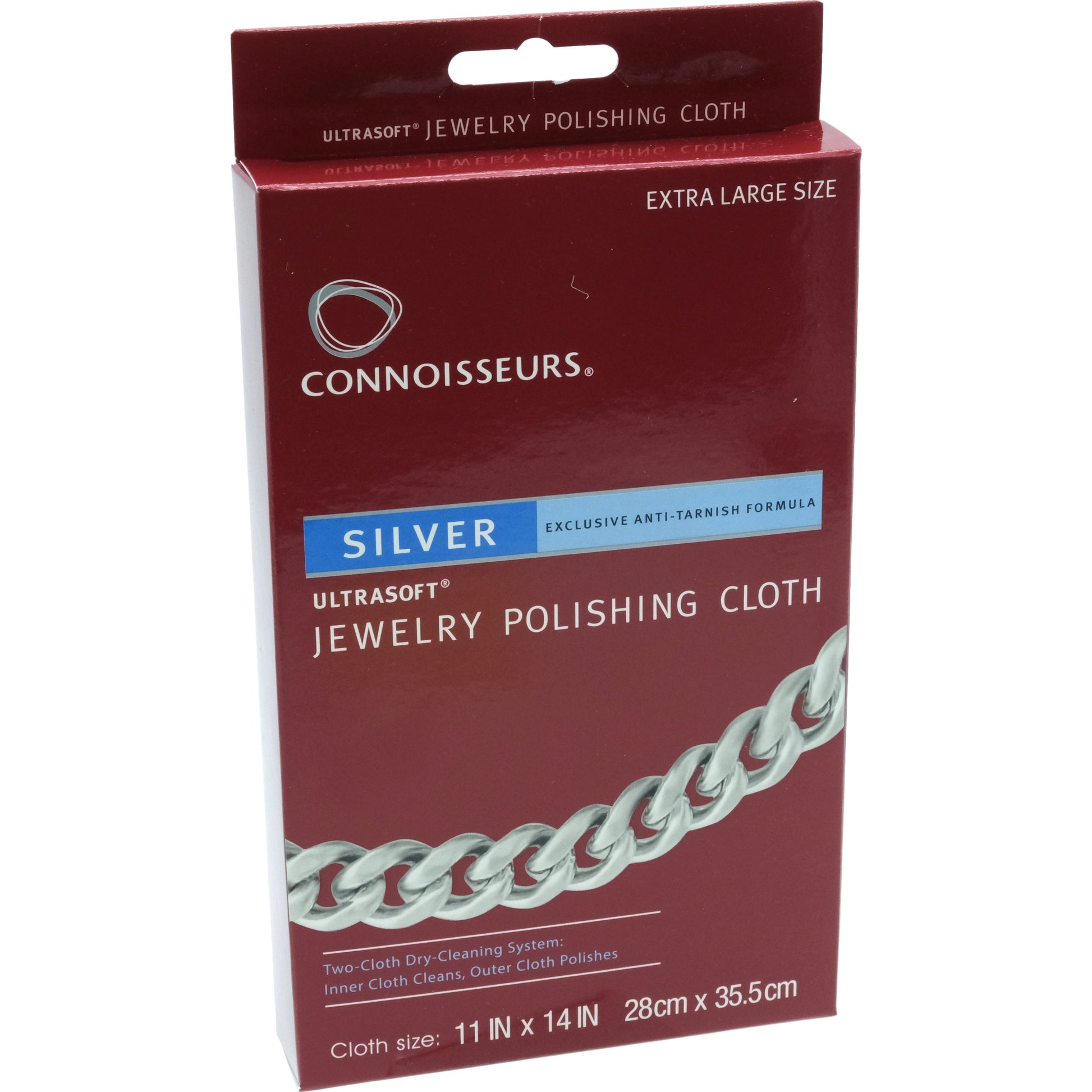 Findingking 2 Silver Polishing Cloths Clean Jewelry & Watches