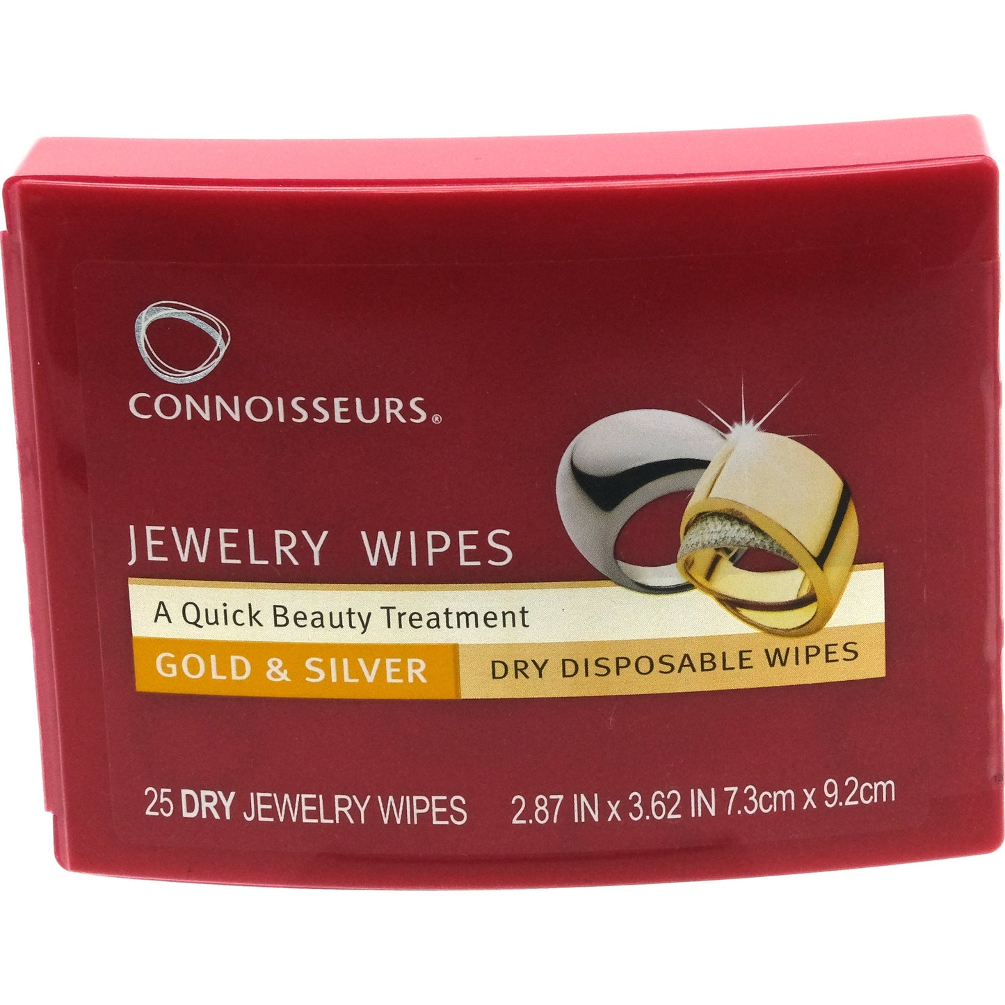 Connoisseurs Jewelry Wipes Case of 12 Boxes of 25 Wipes