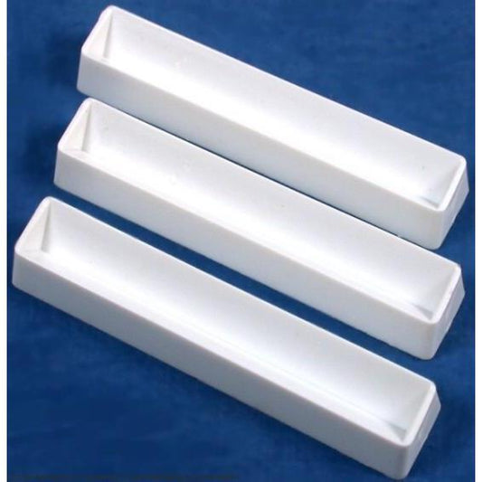 3 Plastic Bead & Gemsorting Sorting Trays 3 14" x 3/4"