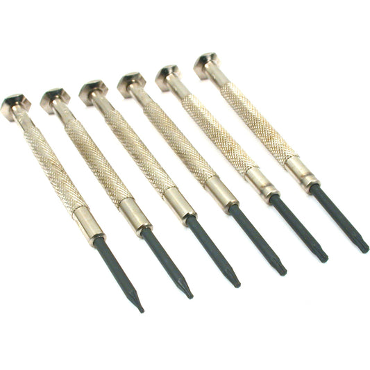 6 Torx Screwdrivers Set 4" Electronic Repair Tools