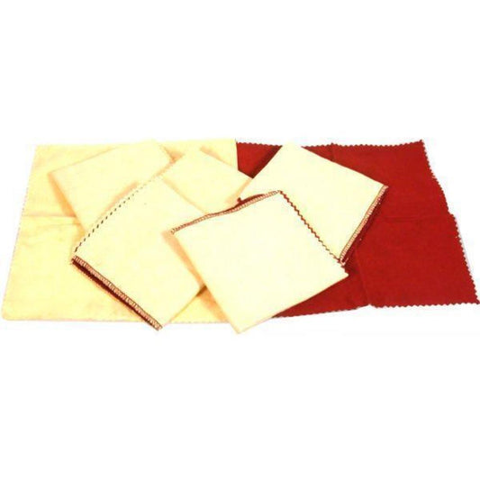 Rouge Polishing Cloth 8" 6Pcs