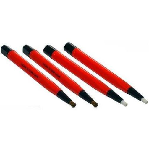 Watch Battery Circuit Contact Cleaning Brushes 4pc Set