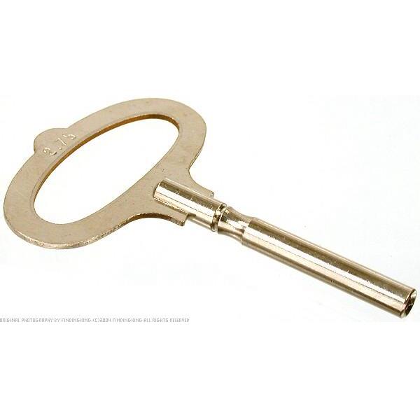 French Clock Key Size 2 2.75mm for Mainspring Winding