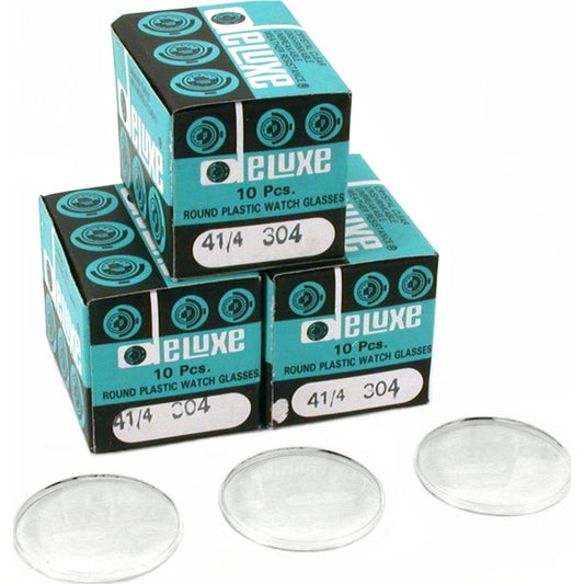 Plastic Watch Crystals 30.4mm 30Pcs