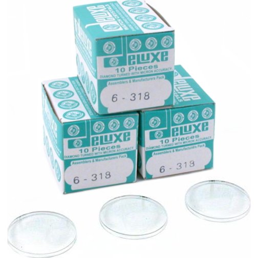 Plastic Watch Crystals 31.8mm 30Pcs
