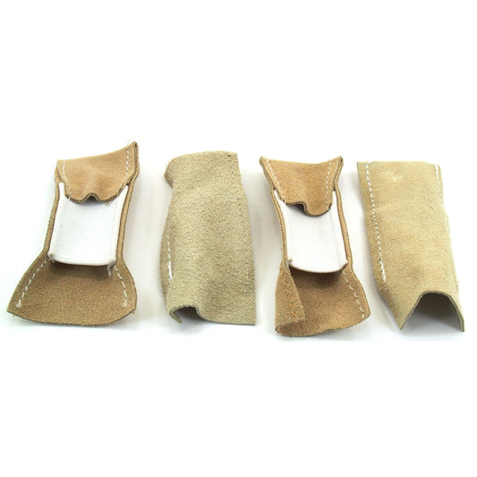 Leather Finger Polishing Guards Closed 4Pcs