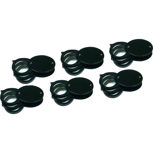 Loupe 5X 10X 20X Folding Magnifier Magnifying Tools