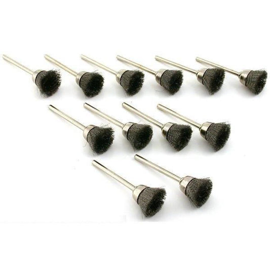 Cup Brushes Steel 3/4" 12Pcs