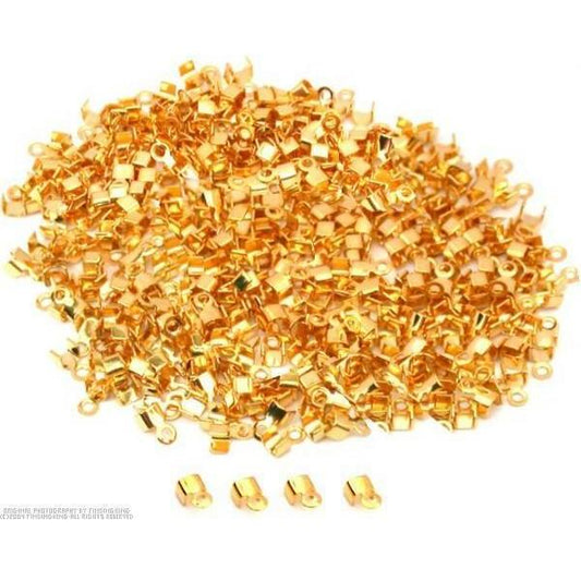 400 Gold Plated Necklace Chain Cord End Jewelry Findings