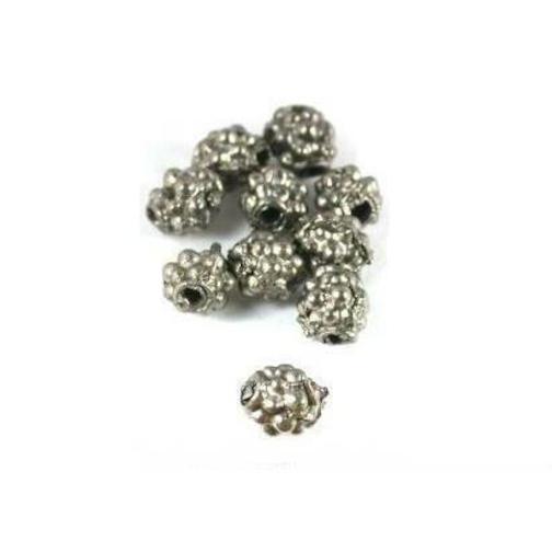 10 Bali Beads Oval Jewelry Bead Stringing Part 6mm