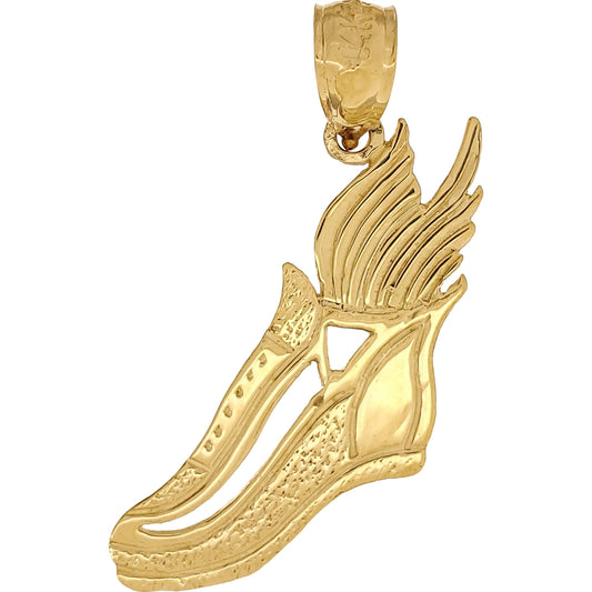 Running Shoe Charm 14k Gold 27.5mm