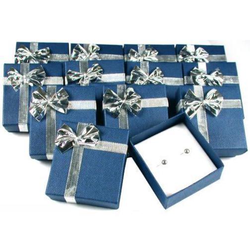 12 Earring Boxes Bowtie Gift Wrap Jewelry Displays