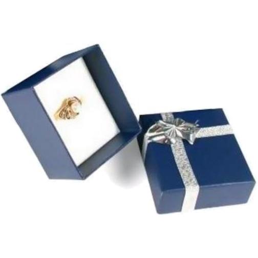 Ring Bow-Tie Gift Box Blue 2" (Only 1 Box)