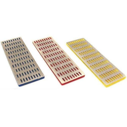 Diamond Coated Hone Blocks 150 300 400 Grit 3Pcs