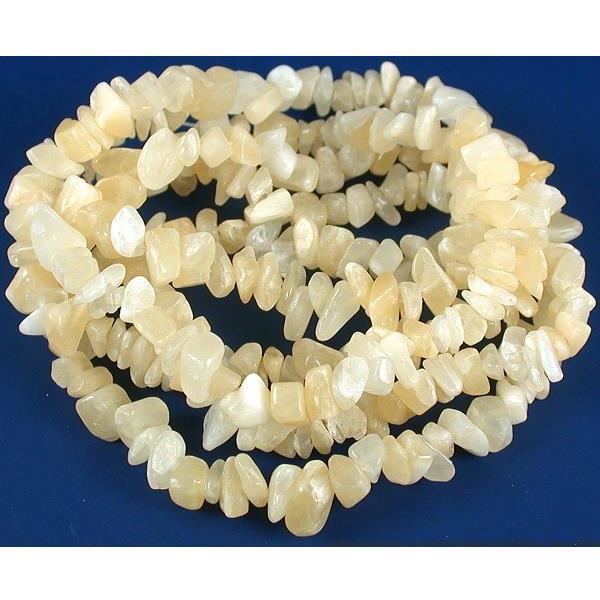 Mother of Pearl Chip Beads 1 34" Strand