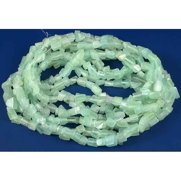 Light Green Fiber Optic Chip Beads Beading 2 34" Str