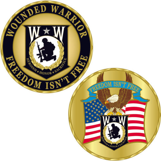 U.S Military Challenger Coin-Wounded Warrior