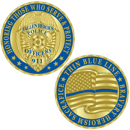 U.S Military Challenger Coin-Fallen Police Officers