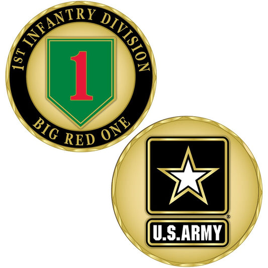 U.S Military Challenger Coin-1st Infantry Division U.S Army