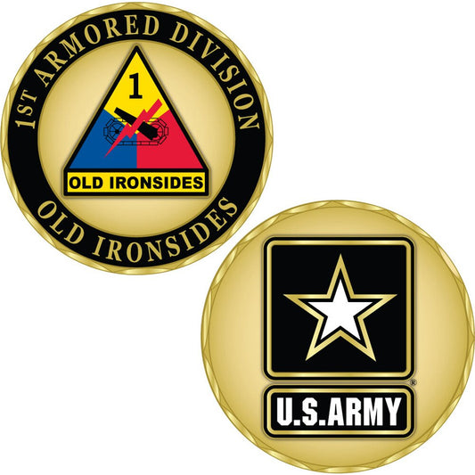 U.S Military Challenge Coin-1st Armored Division
