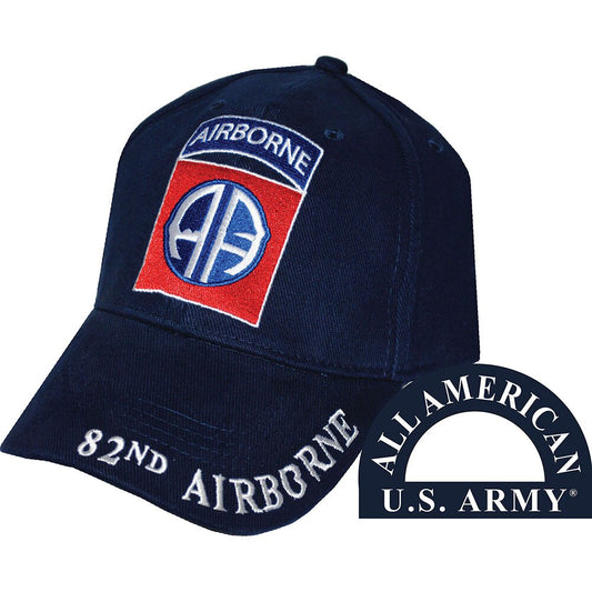 CP00122 Blue U.S. Army 82nd Airborne Logo Cap