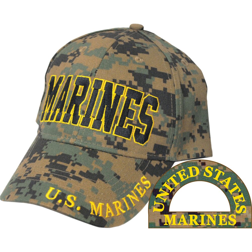 Camouflage U.S. Marines Corp. Cap