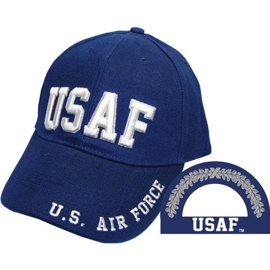 CP00405 Blue U.S. Air Force "USAF" Letters Cap