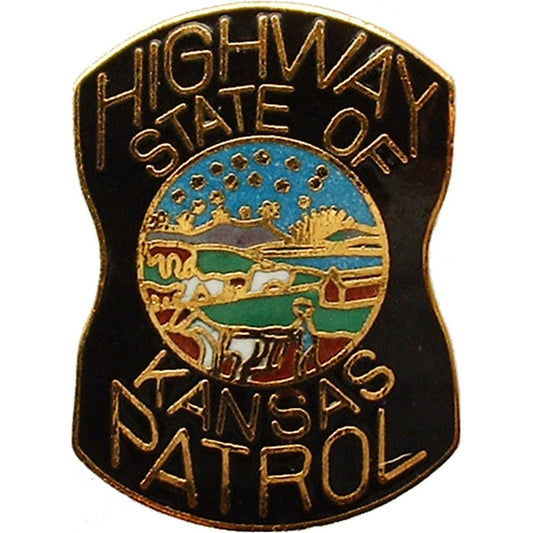 Kansas Highway Patrol Pin 1"