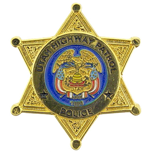 Utah Highway Patrol Badge Pin 1"