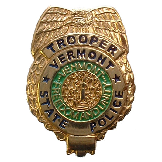 Vermont State Police Badge Pin 1"
