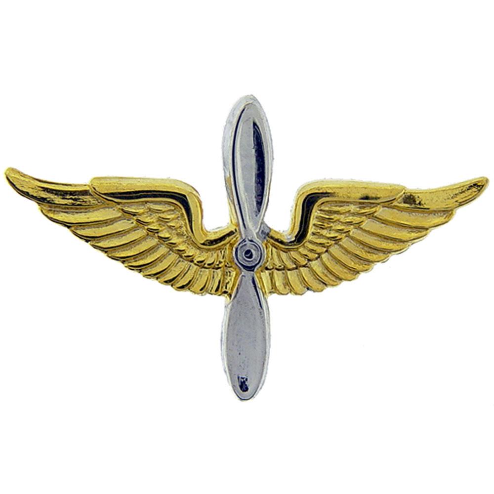U.S. Army Aviation Pin Gold Plated 1 1/4"