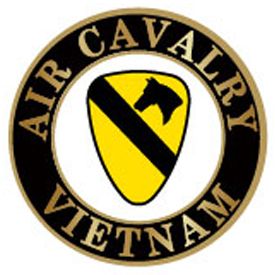 U.S. Army 1st Cavalry Division Vietnam Pin 1"
