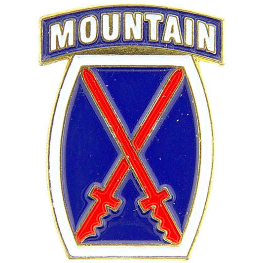 U.S. Army 10th Mountain Division Pin 1"