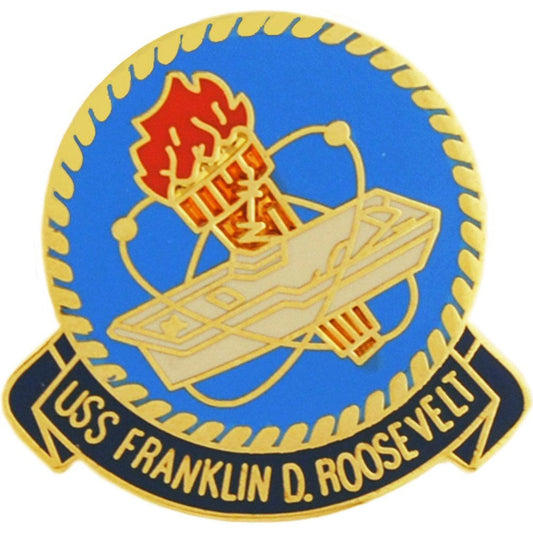 U.S. Navy USS Roosevelt Pin 1"