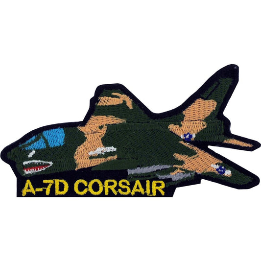 U.S. Air Force A-7D BIG D Patch Red & Blue 3"