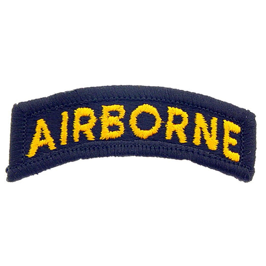 U.S. Army Airborne Patch Black & Yellow 2 1/2"