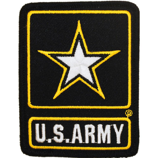 U.S. Army Logo Patch Black & White 3"