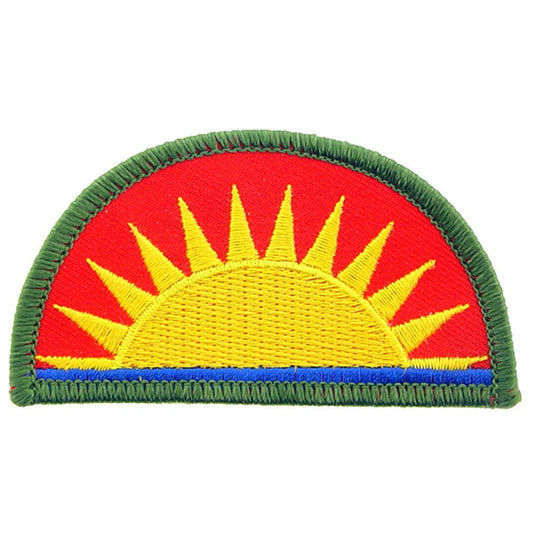 U.S. Army 41st Infantry Division Patch Yellow & Red 3"
