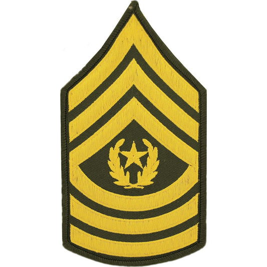 U.S. Army Command Sergeant Major Dress Green Patches 3"