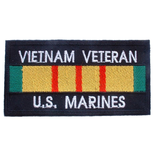 U.S. Marines Vietnam Veteran Patch Black & Yellow