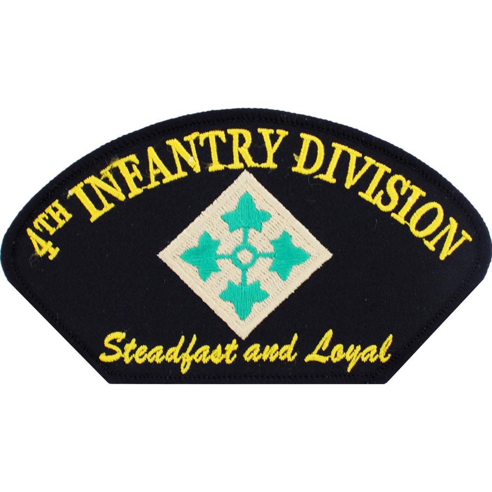 U.S. Army 4th Infantry Division Hat Patch 2 3/4"