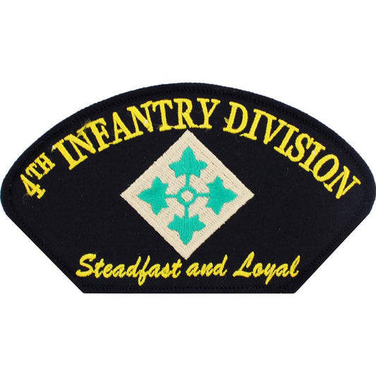 U.S. Army 4th Infantry Division Hat Patch 2 3/4"