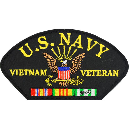 U.S. Navy Vietnam Veteran Hat Patch 2 3/4" x 5 1/4"