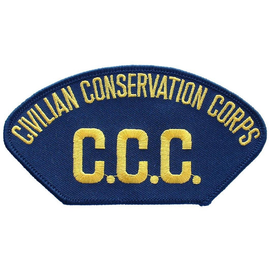 Civilian Conservation Corps Hat Patch 2 3/4" x 5 1/4"