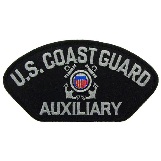 U.S. Coast Guard Auxiliary Hat Patch 2 3/4" x 5 1/4"