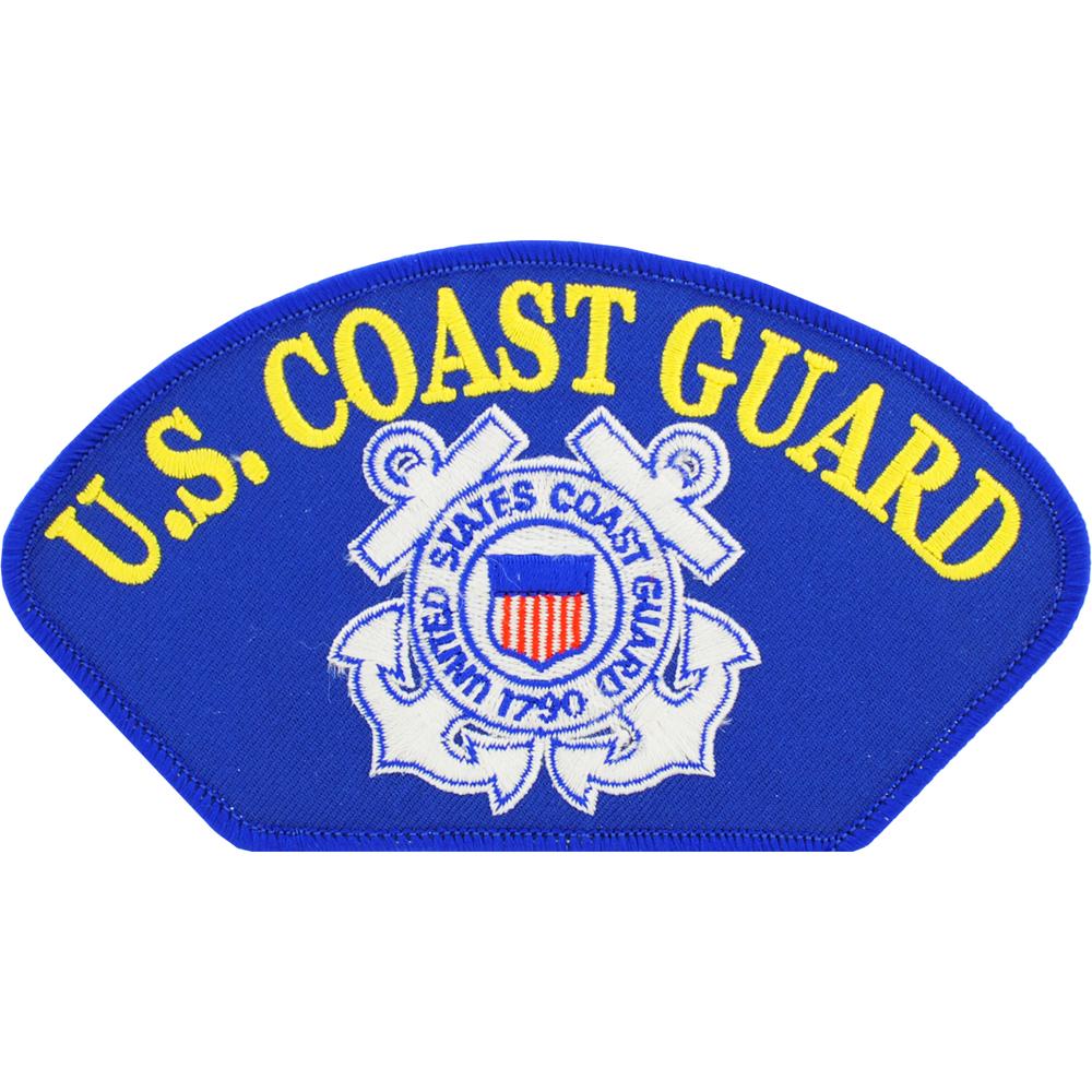 U.S. Coast Guard Logo Hat Patch 2 3/4" x 5 1/4"