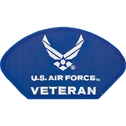 U.S. Air Force Logo Veteran Hat Patch 2 3/4" x 5 1/4"